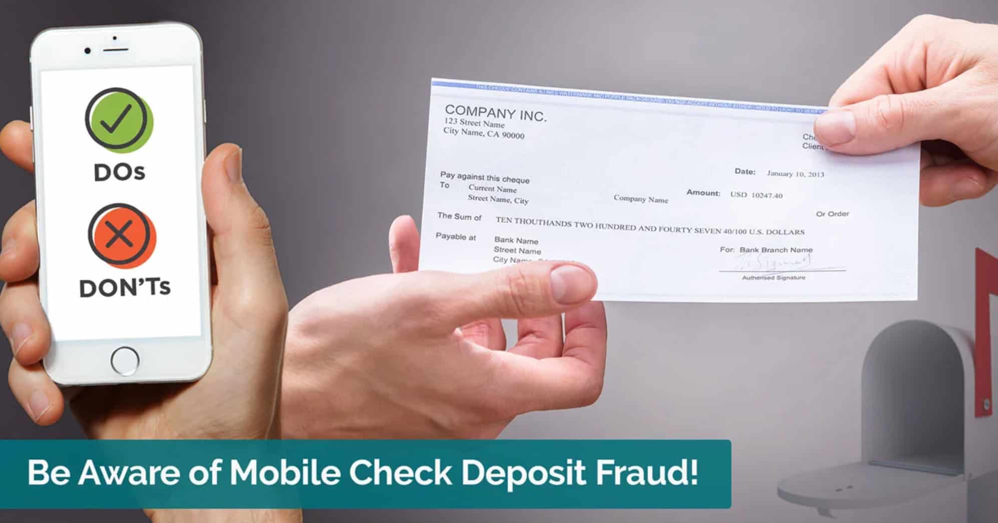 Be Aware of Mobile Check Deposit Fraud