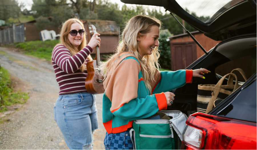 Two Girls on Road Trip